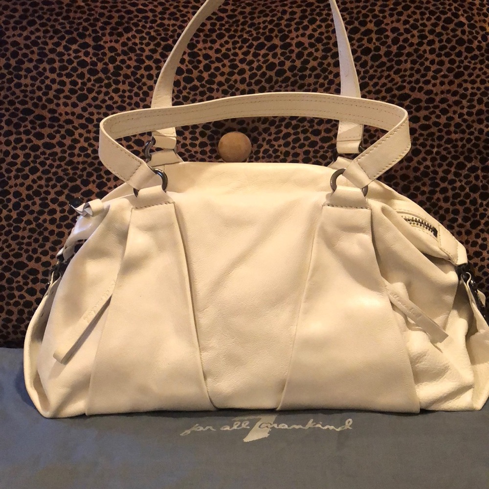 7 For All Mankind Ivory IT BAG Handbag